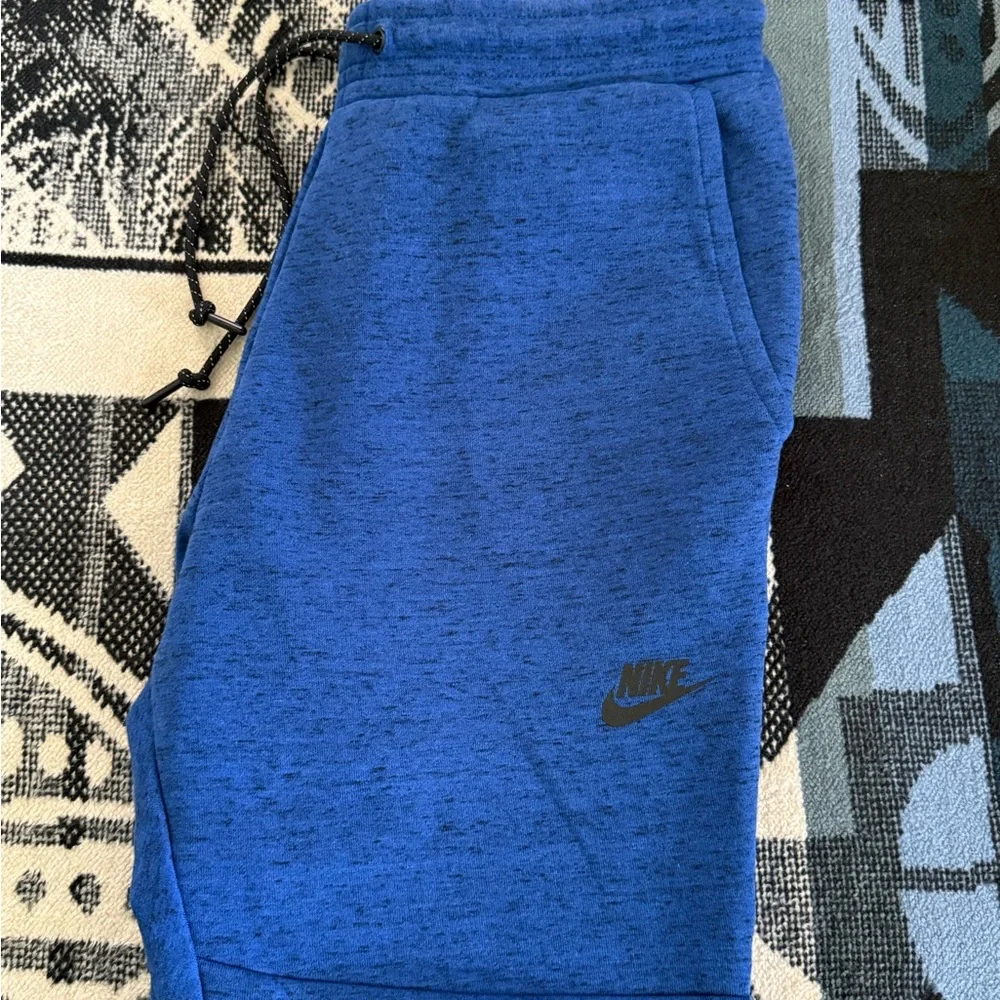 Nike Tech Performance Heather Royal Blue/Reflective Silver Jogger Sweatpants